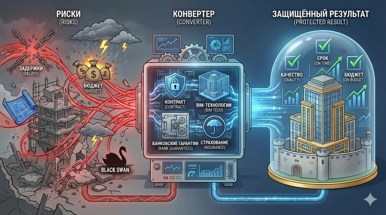 Управление строительными рисками: как гарантировать результат проекта